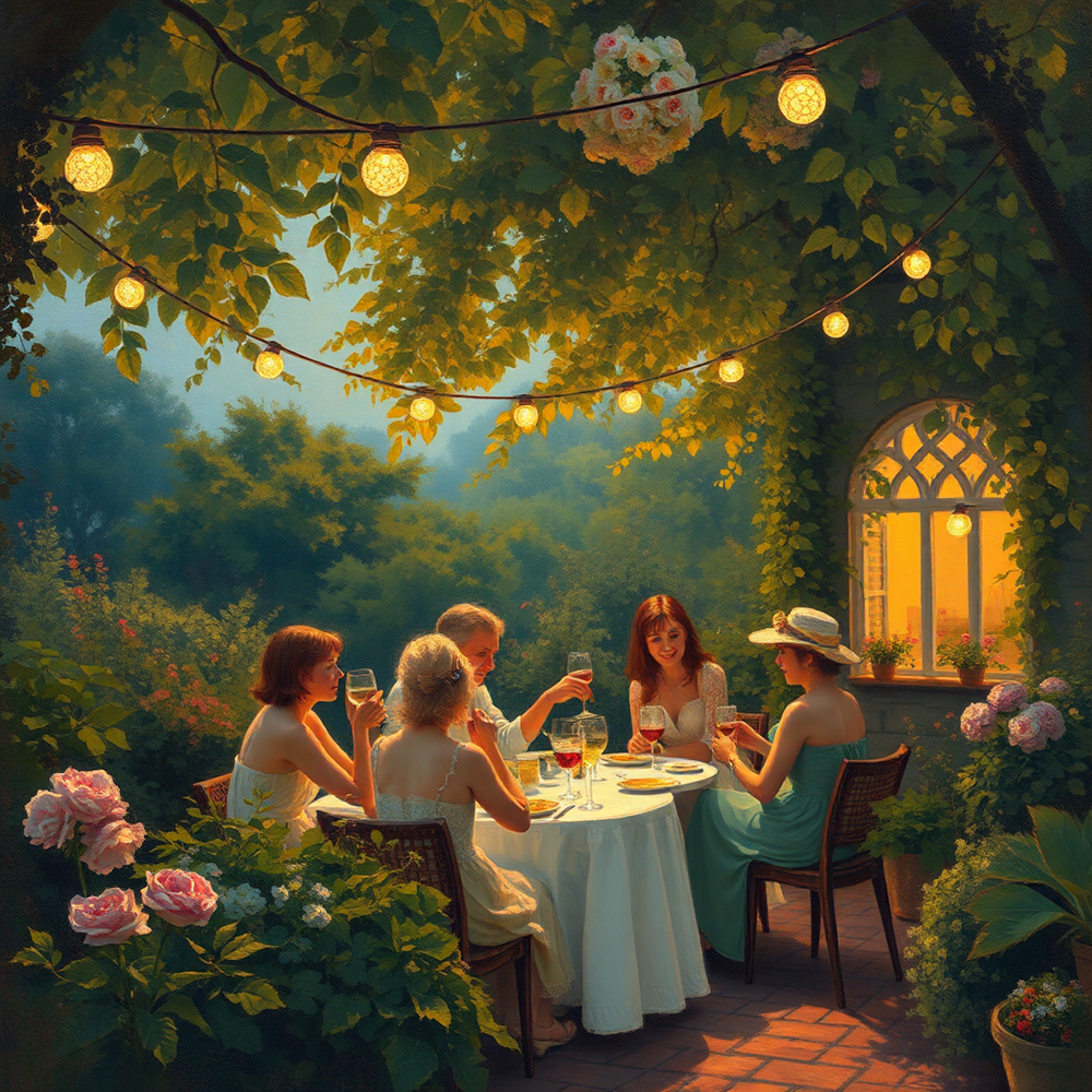 Evening Soiree Under the Lanterns view 2