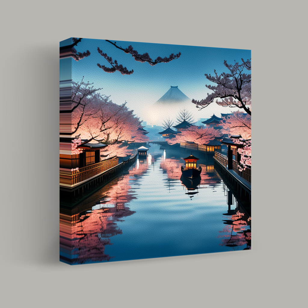 Serenity Beneath Sakura Skies view 1