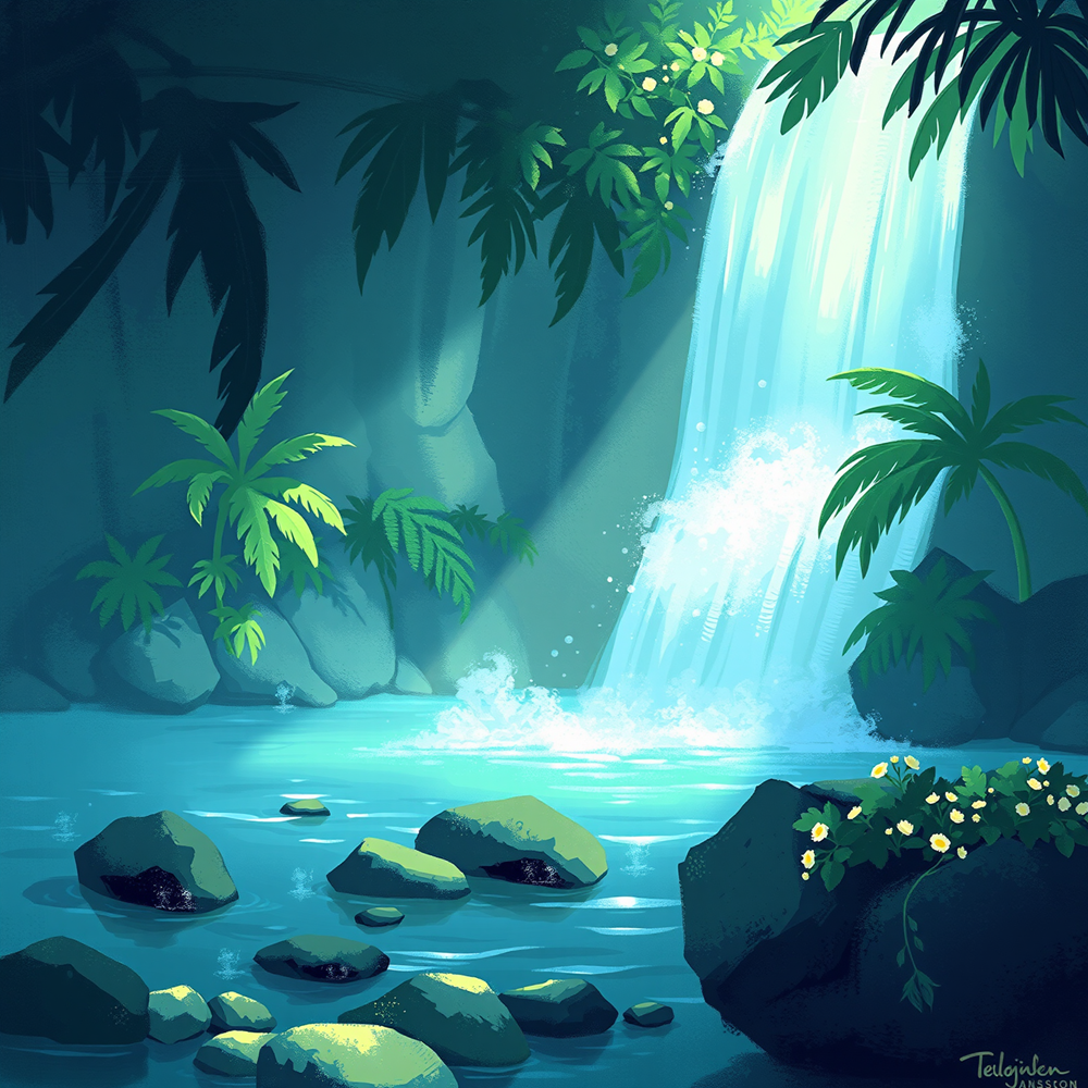 Whispering Cascade view 2