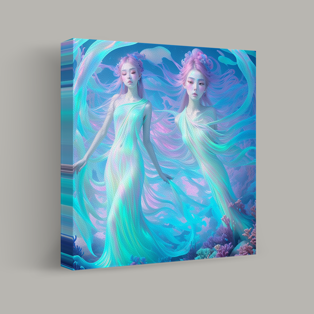 Ethereal Dance of the Sea Spirits view 1