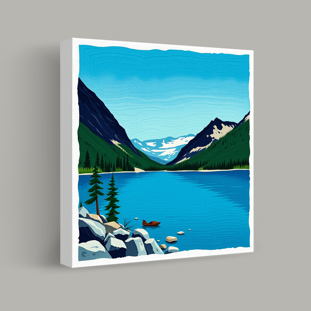 Sereniteit bij het Alpenmeer weergave 1