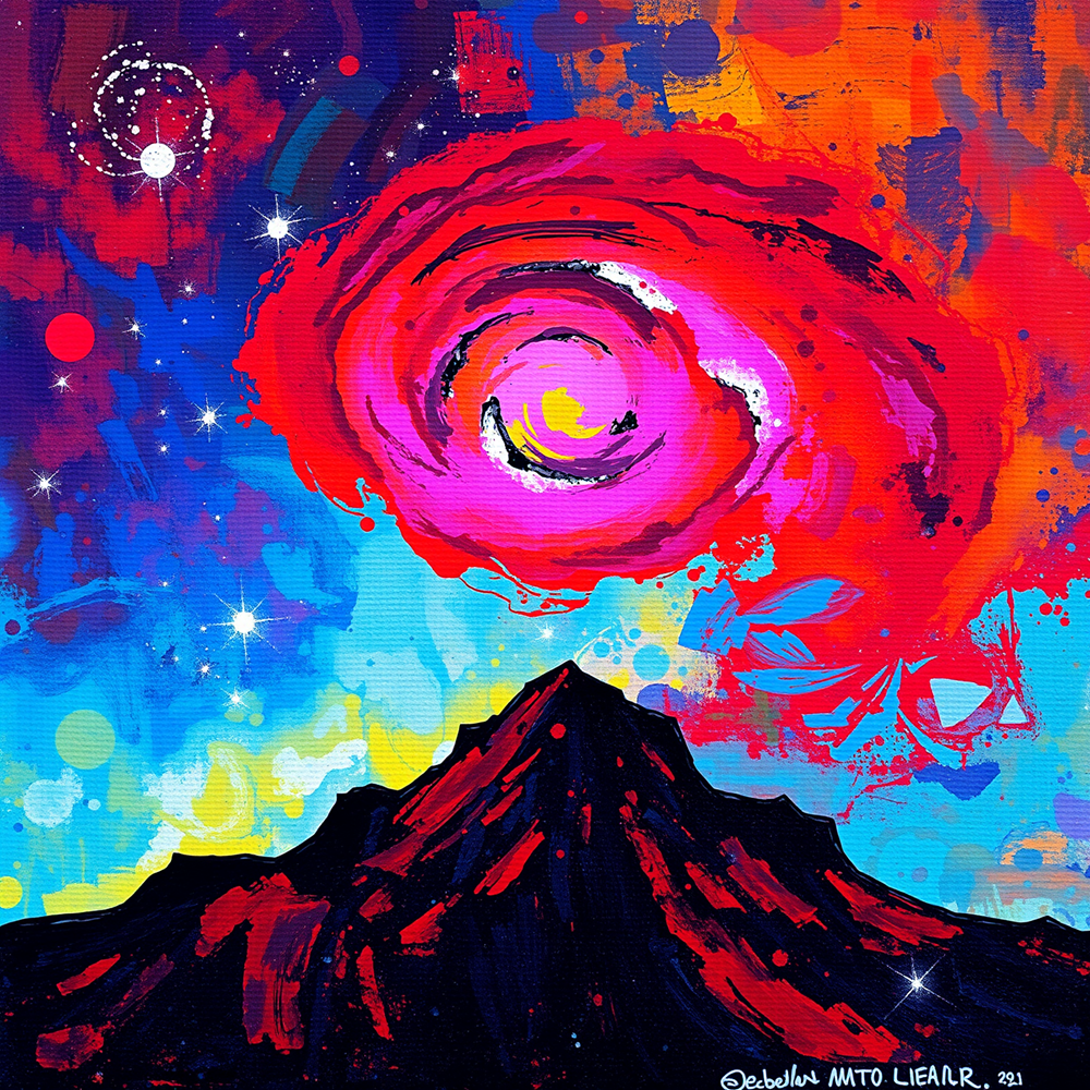 Cosmic Vortex Above the Peak view 2