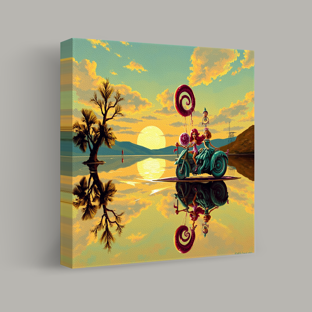 Biker Dreams and Candy Skies view 1