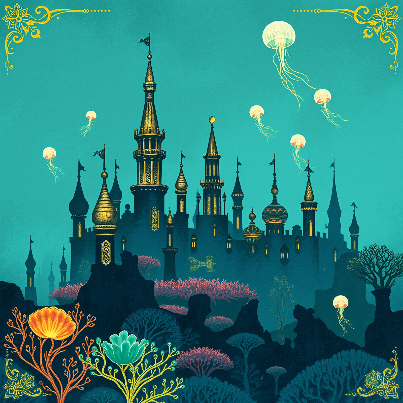 Enchanted Castle of the Luminous Sea view 2