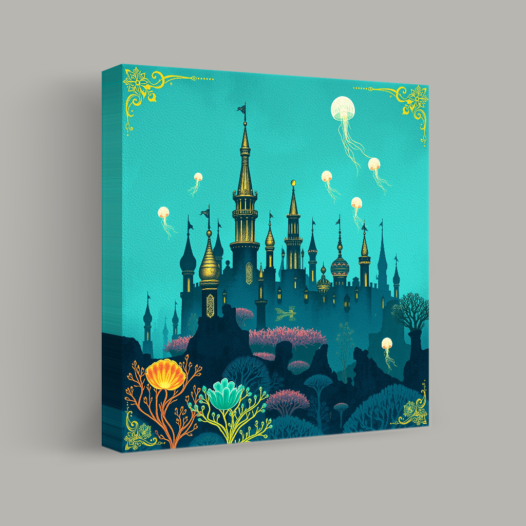 Enchanted Castle of the Luminous Sea view 1