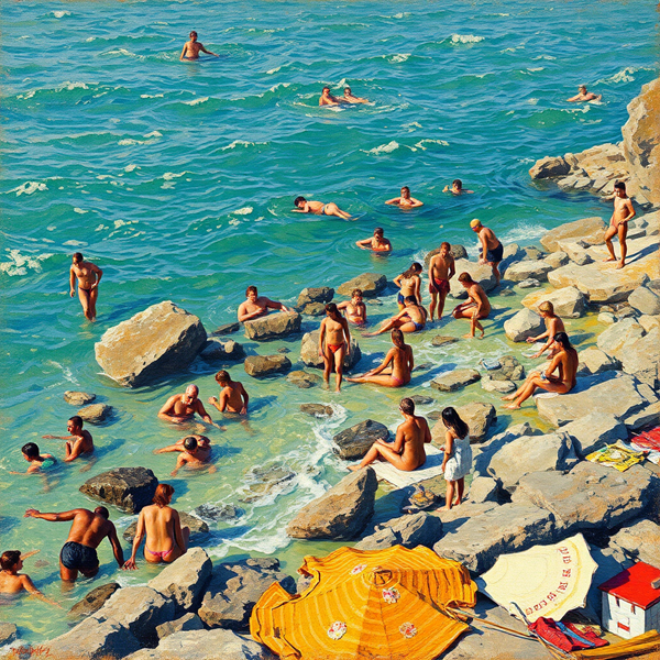 Sunlit Shores of Leisure