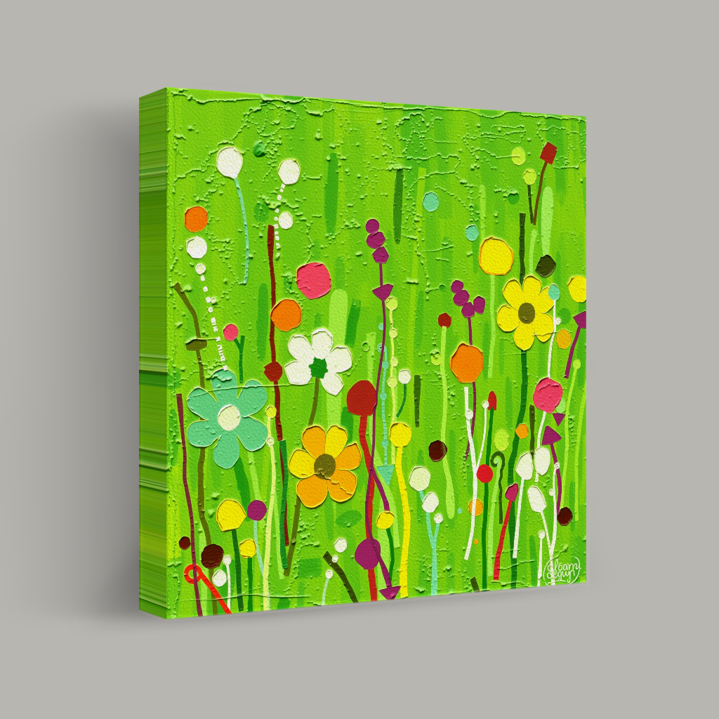 Blossoms in Vibrant Harmony view 1