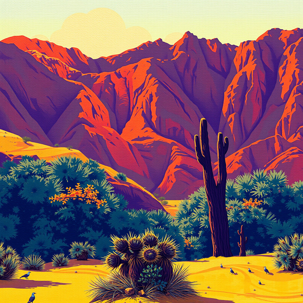 Hues of the Desert view 2