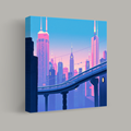 Neon Skyline at Dusk thumbnail 1