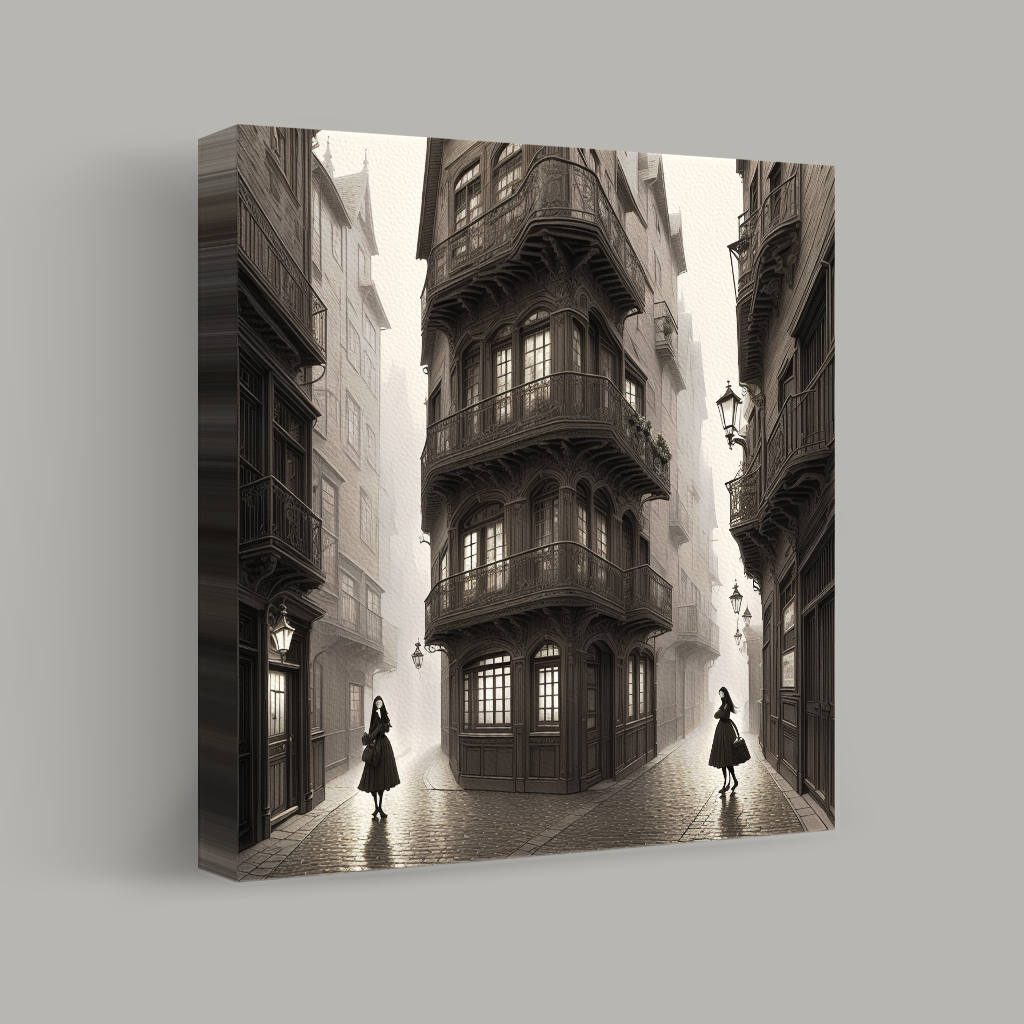 Whispers of a Foggy Street view 1