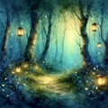 Lanterns in the Enchanted Grove thumbnail 2