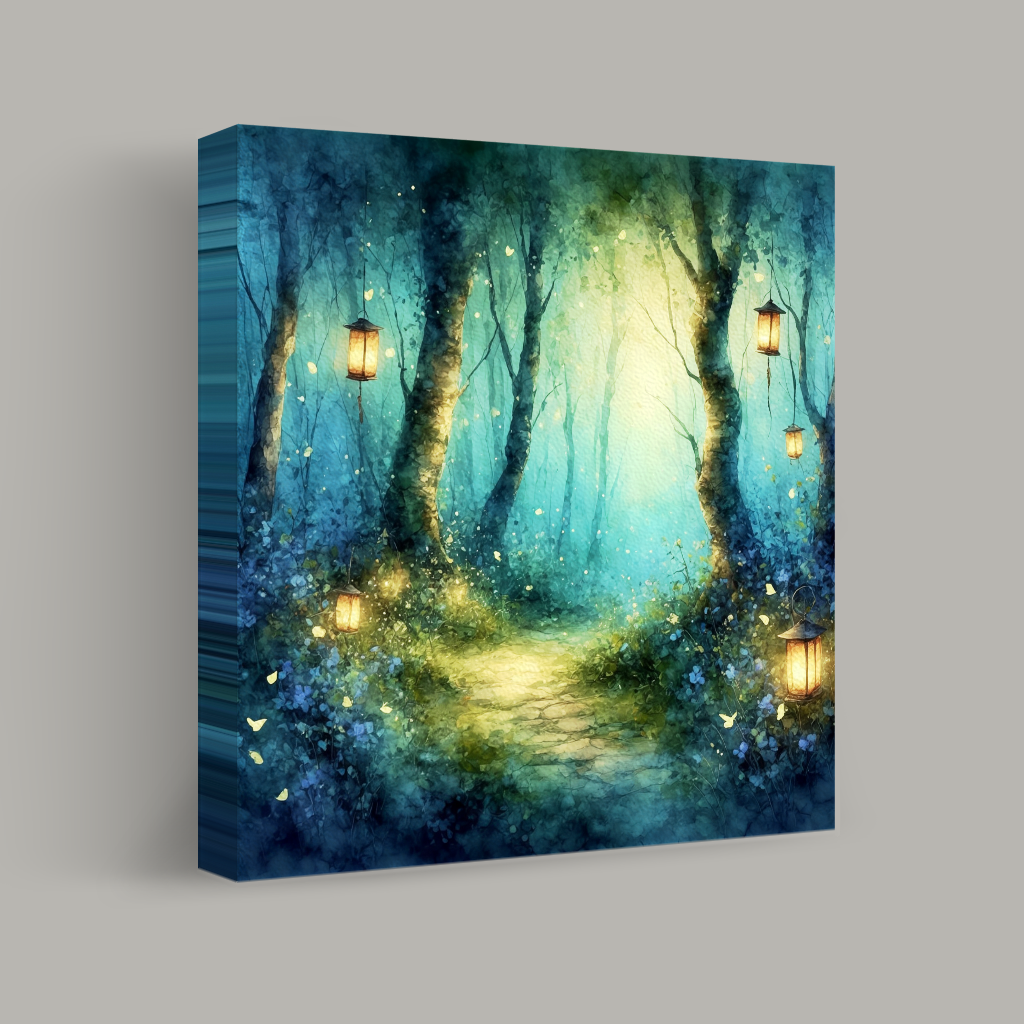 Lanterns in the Enchanted Grove view 1