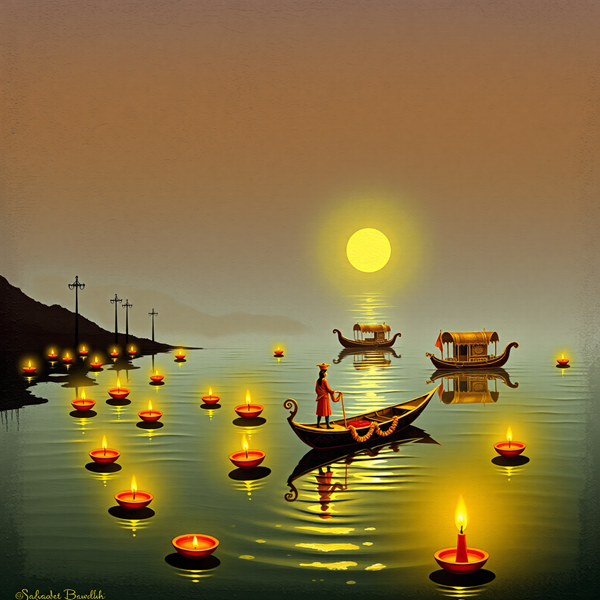 Shimmering Waters at Dusk