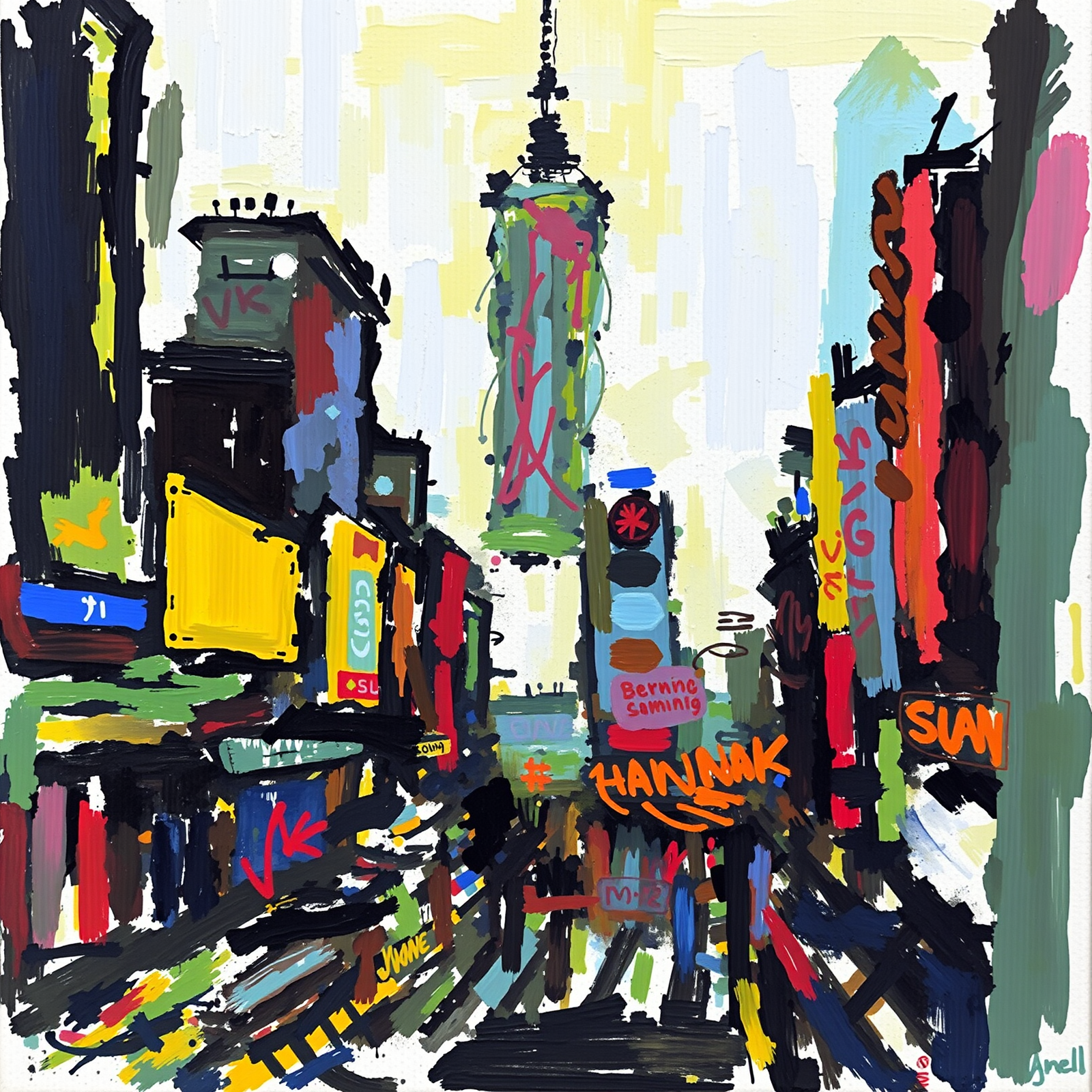 Neon Dreams of the Urban Canvas view 2