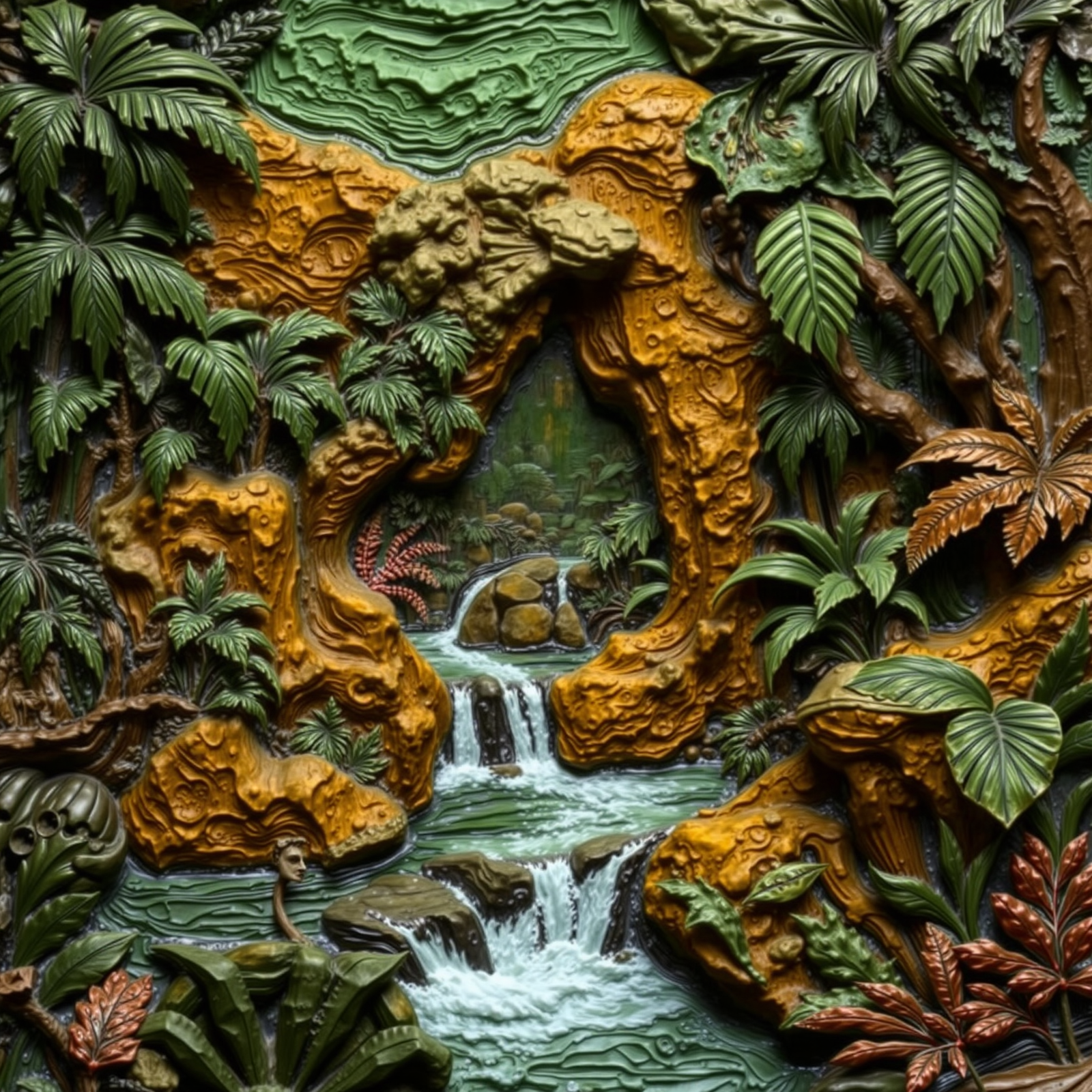 Cascade of the Enchanted Grove view 2