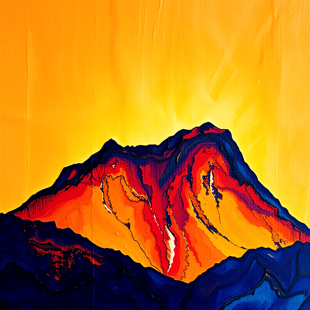 Radiant Peaks Aflame view 2