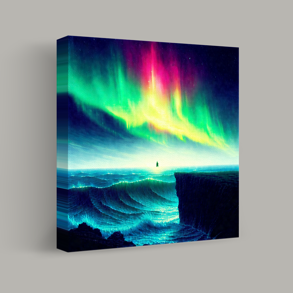 Aurora Over the Infinite Sea view 1