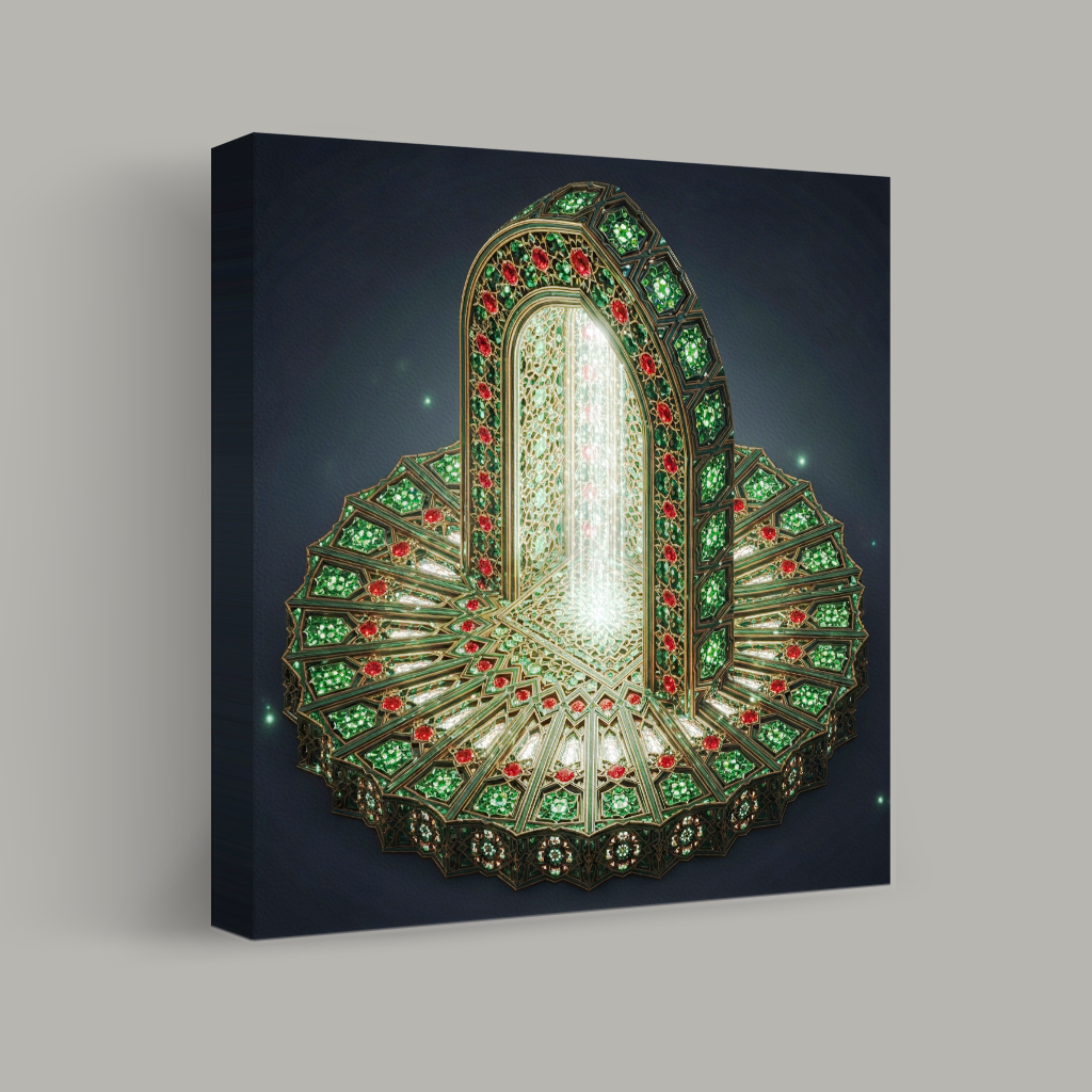 Illuminated Mosaic Gateway view 1