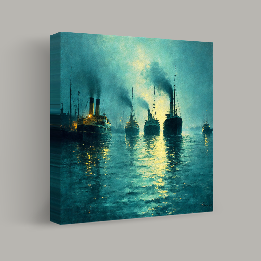 Steamers Before Dawn view 1