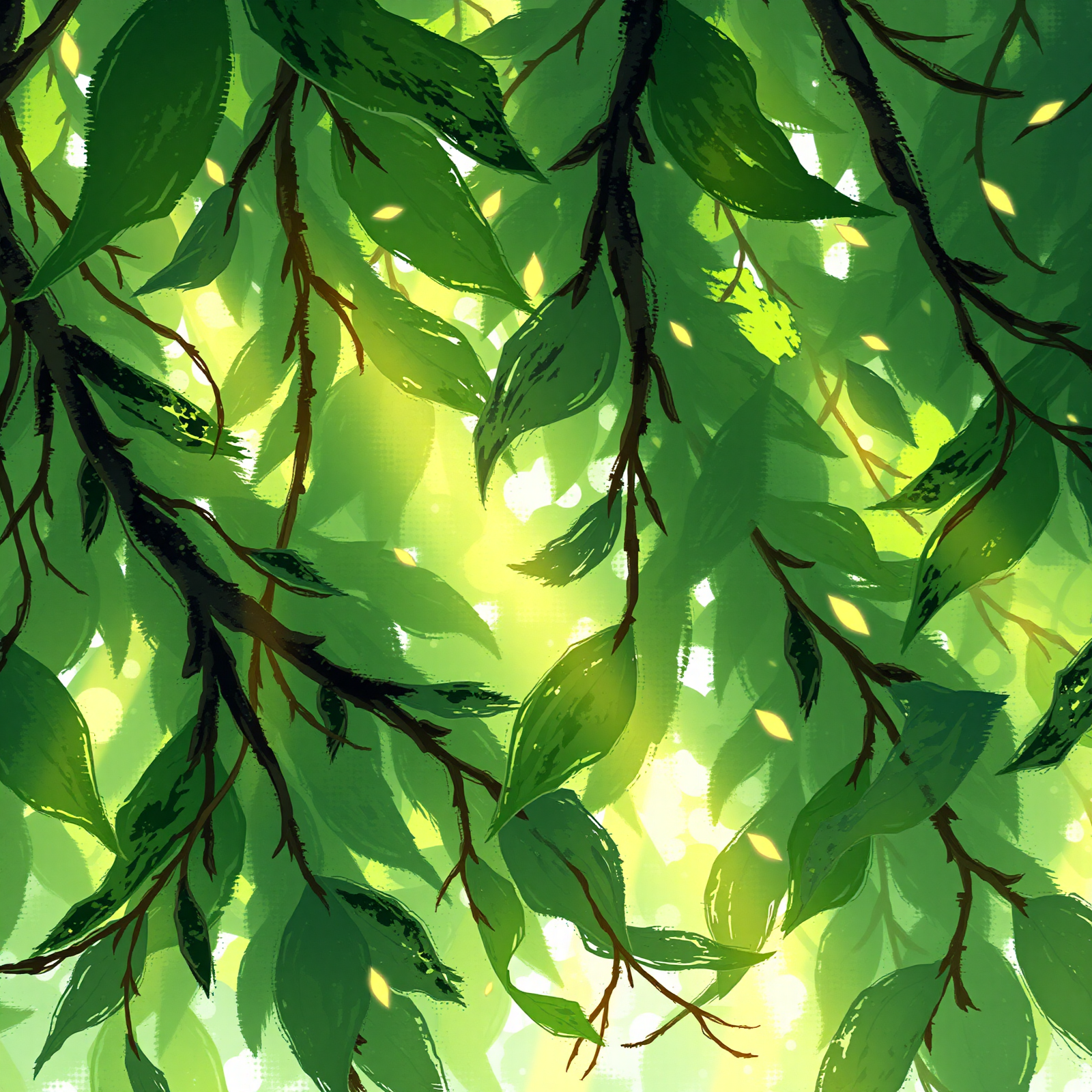 Sunlight Through Leaves view 2