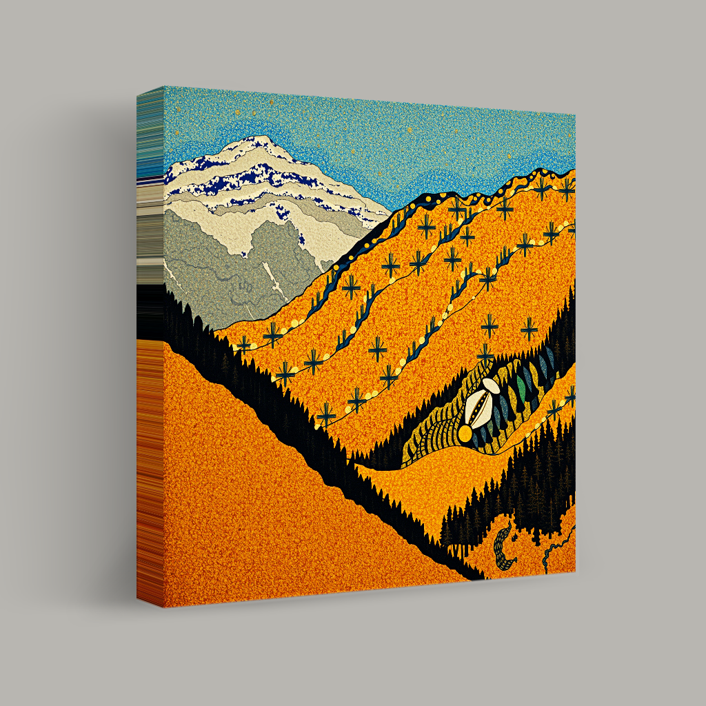 Whispering Peaks in Autumn view 1