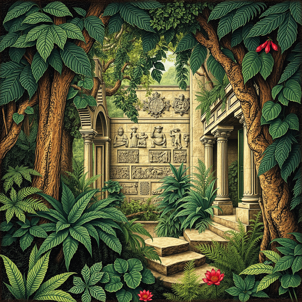 Twilight in the Forgotten Courtyard view 2