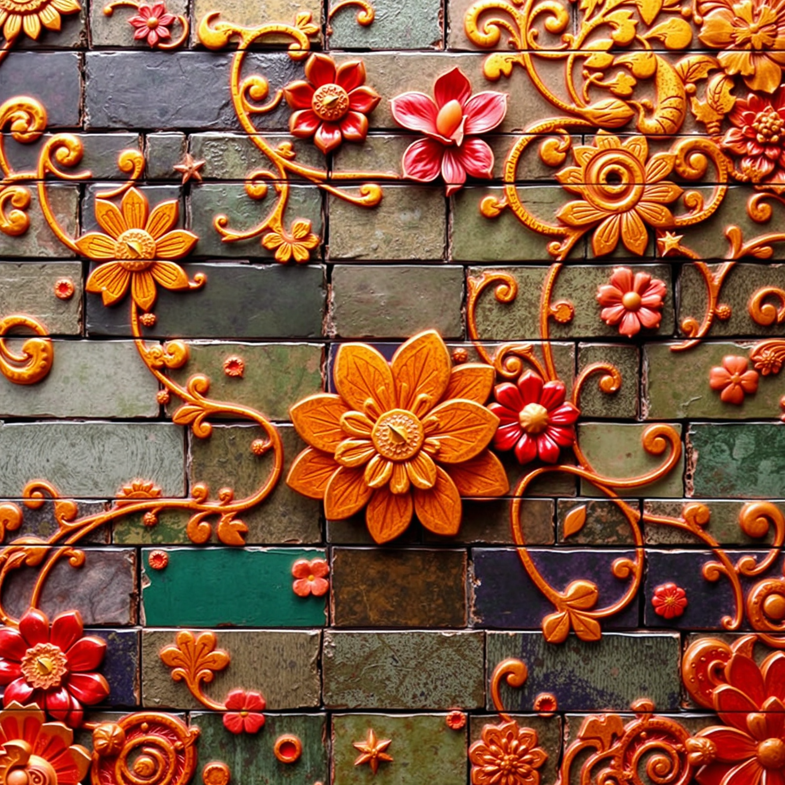 Floral Mosaic Harmony view 2