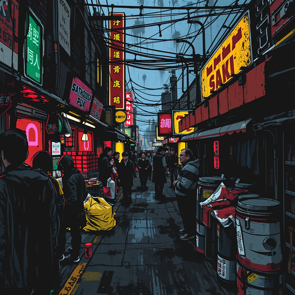 Neon Alleyways view 2