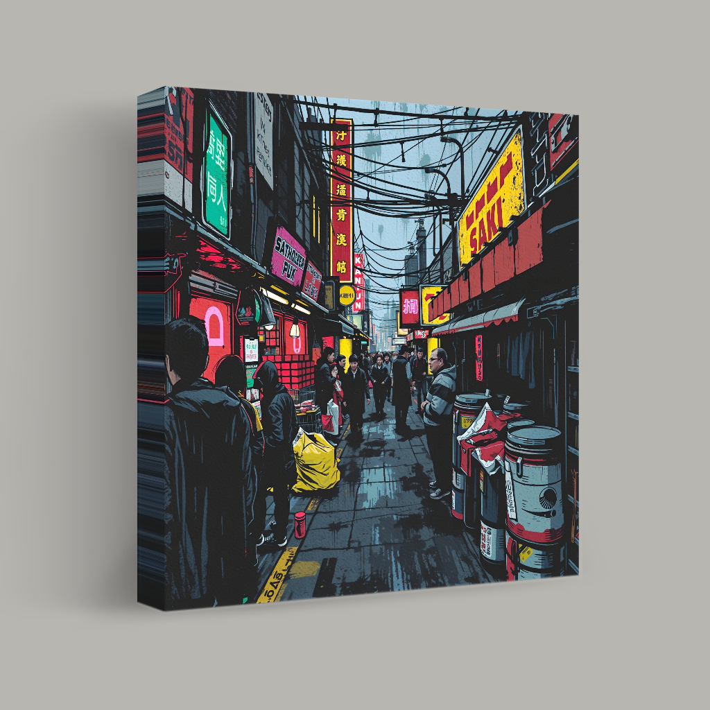 Neon Alleyways view 1