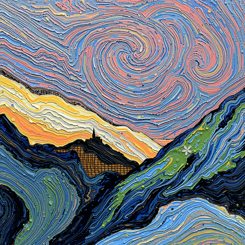 Whirlwind Over Hillside view 2