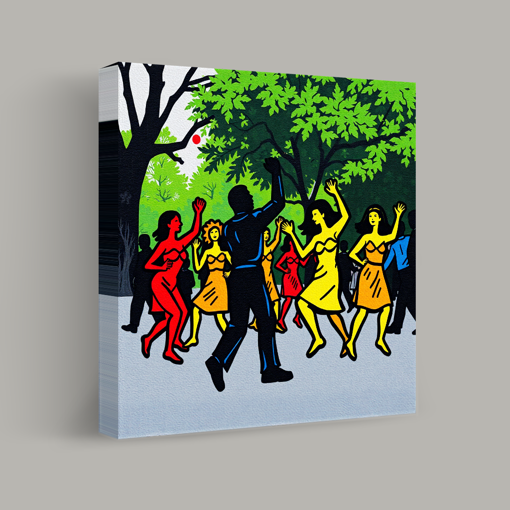 Dance of the Vibrant Shadows view 1