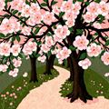Blossoms Along the Pathway thumbnail 2