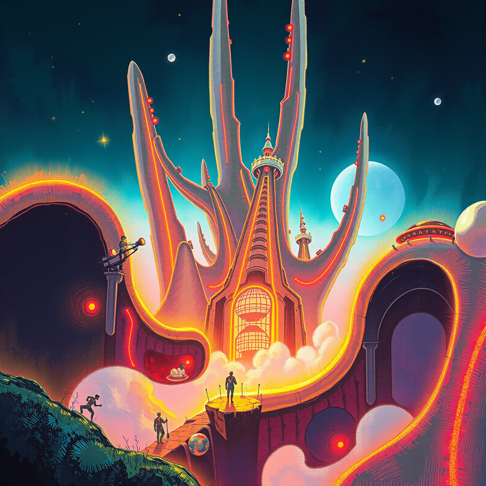 Arrival at the Cosmic Spire view 2