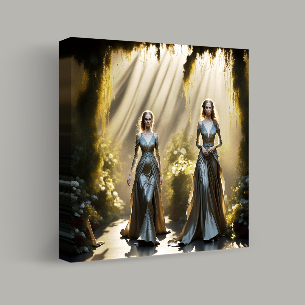 Elegance in Sunlit Silhouettes view 1