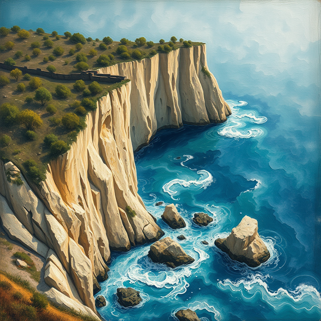 Cliffs of Azure Majesty view 2