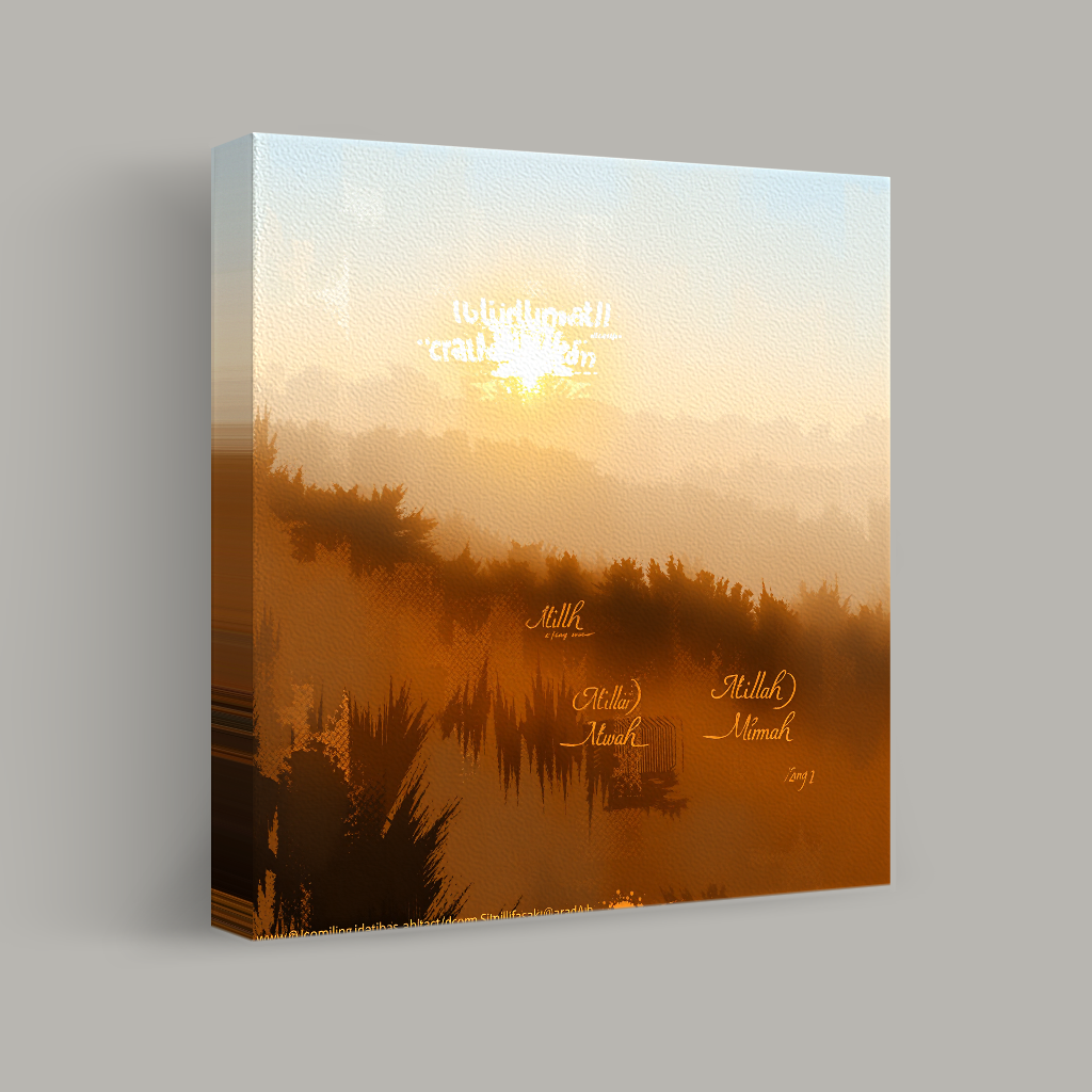 Misty Forest Sunrise view 1