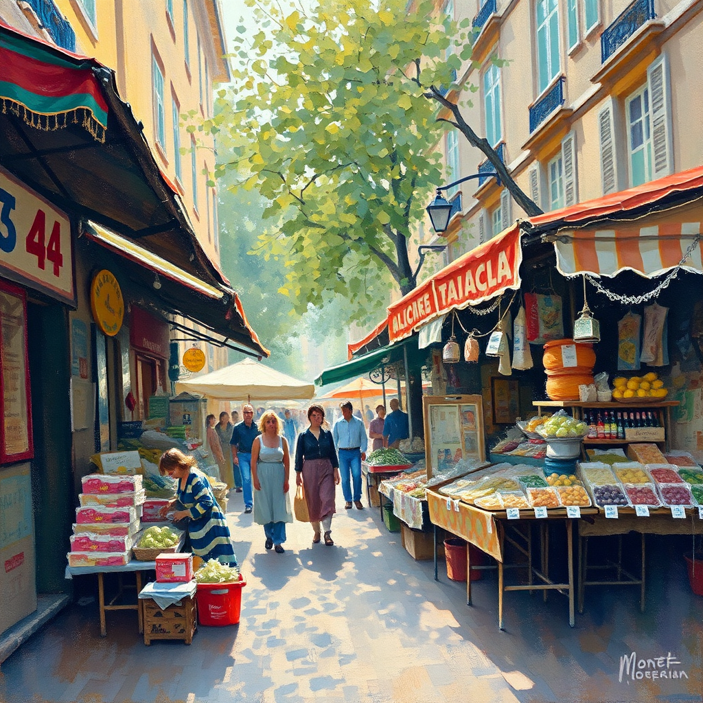 Beneath the Market Awnings view 2