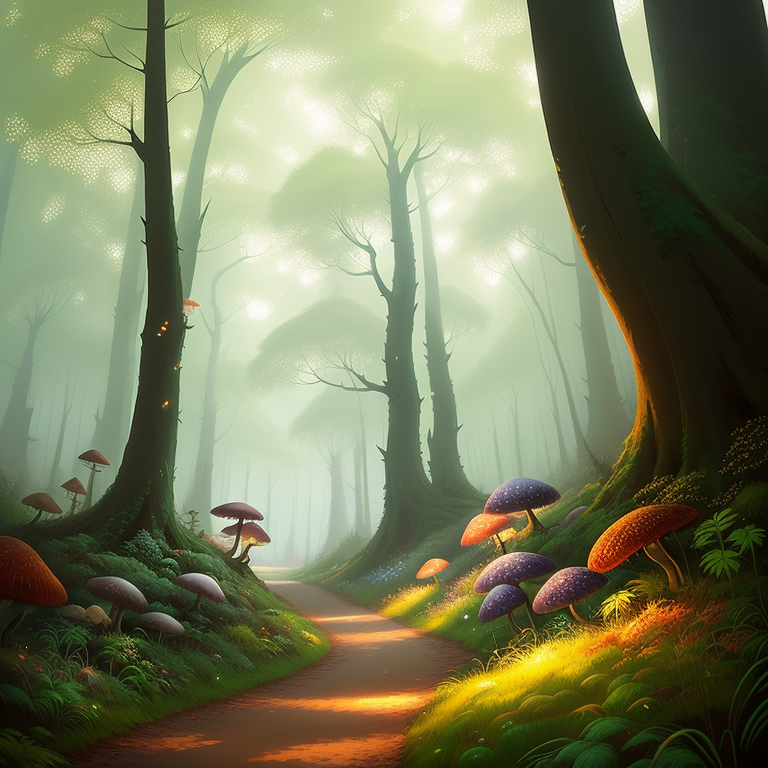 Whispering Woods Pathway view 2