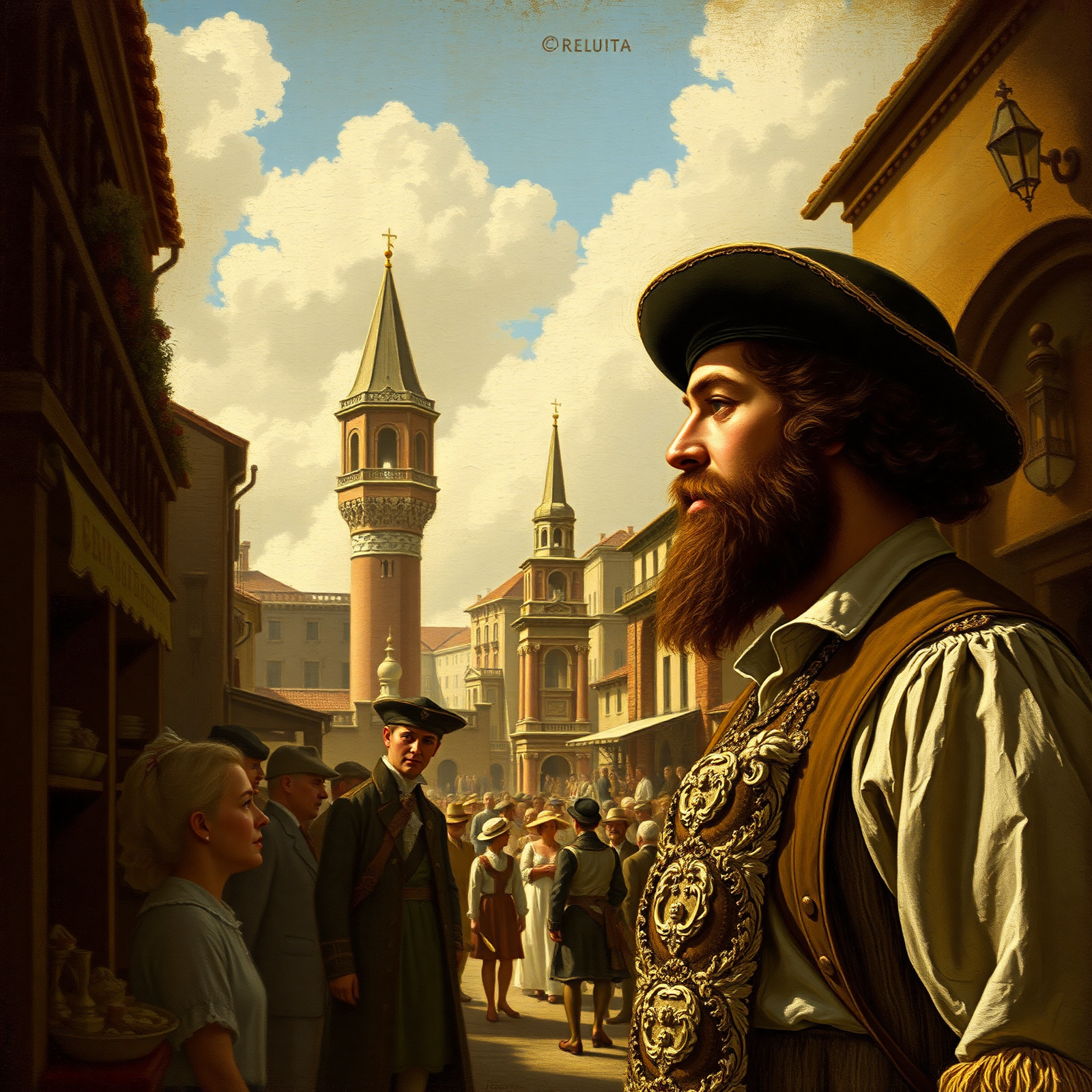 Marketplace Reflections in Renaissance view 2