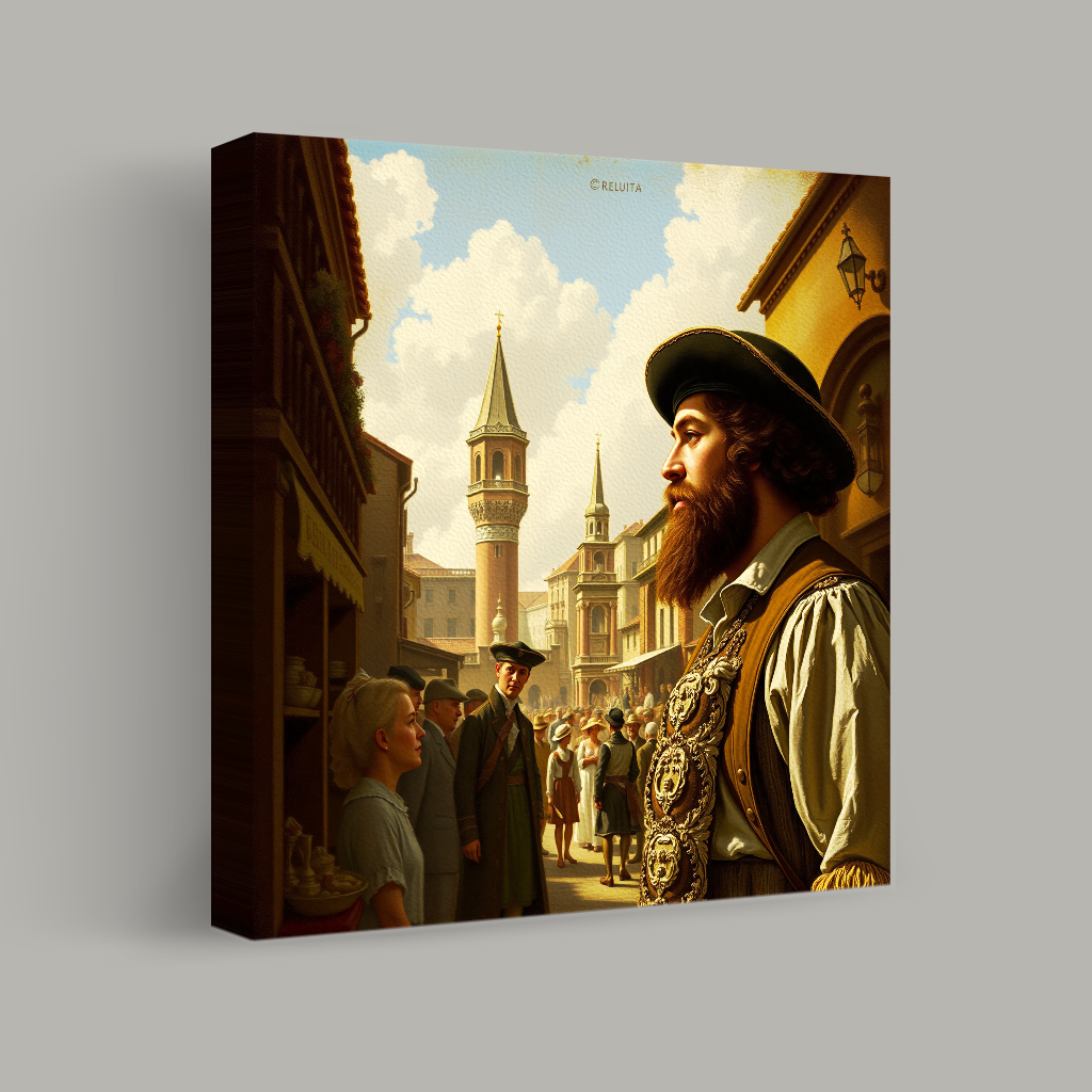 Marketplace Reflections in Renaissance view 1