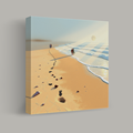 Footprints on Sunny Beach thumbnail 1