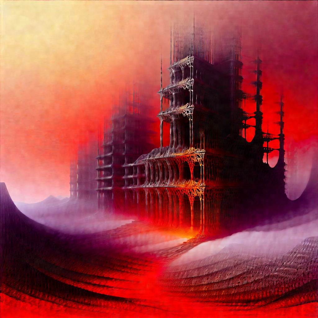 Towers of the Crimson Dusk view 2