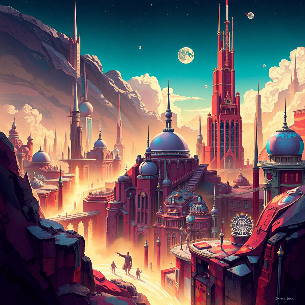 Chronicles of the Crimson City view 2