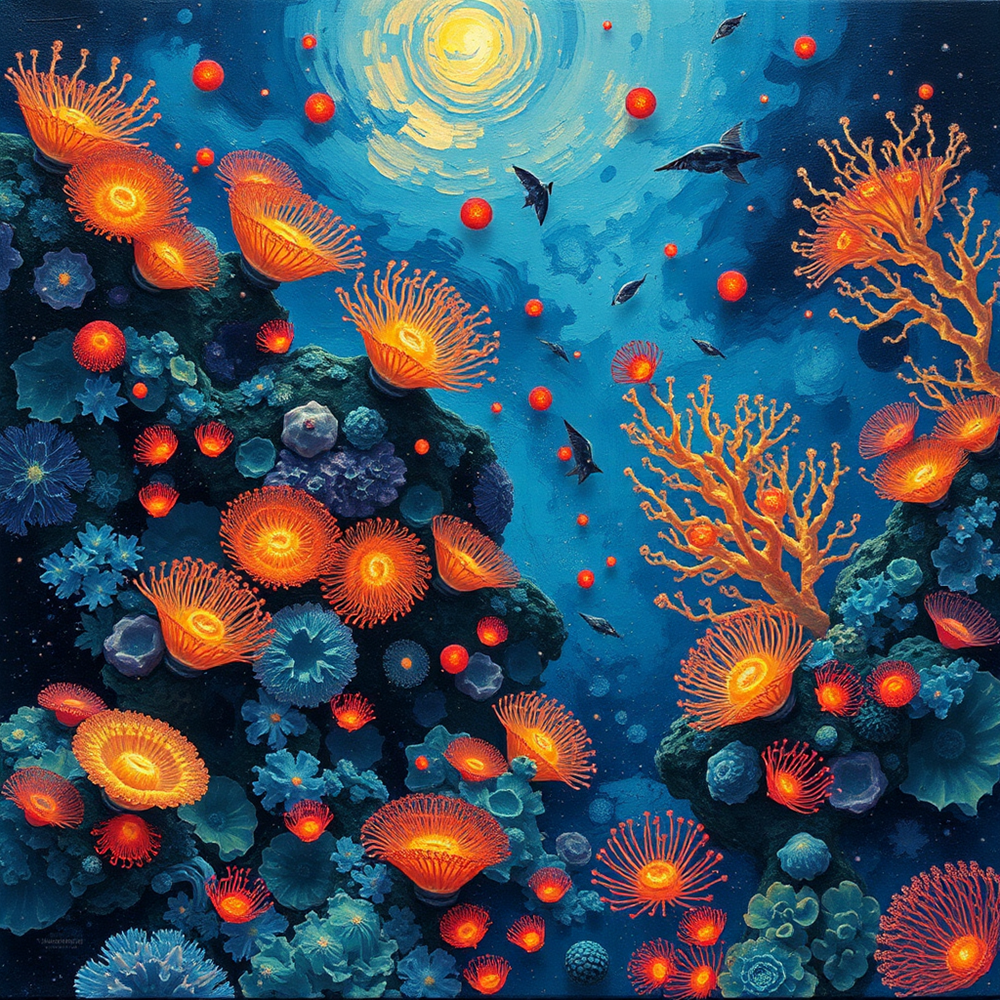 Ocean's Luminous Tapestry view 2