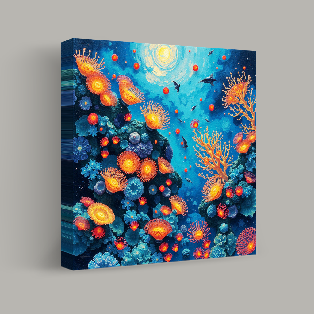 Ocean's Luminous Tapestry view 1