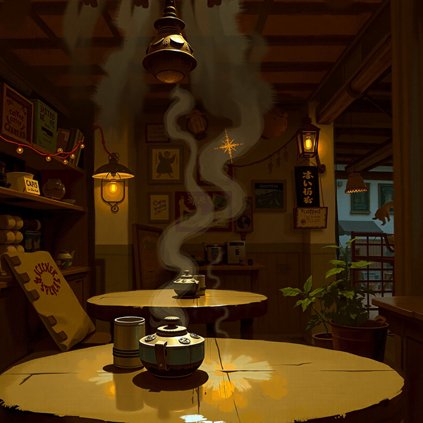 Warmth of a Hidden Café