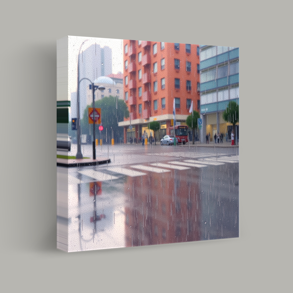 Raindrops and Reflections view 1