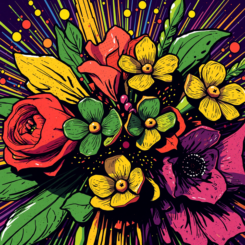 Burst of Petals view 2