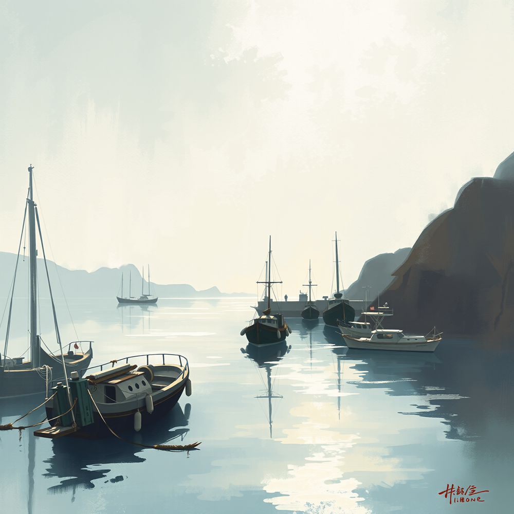 Serenity at Dawn's Harbor view 2