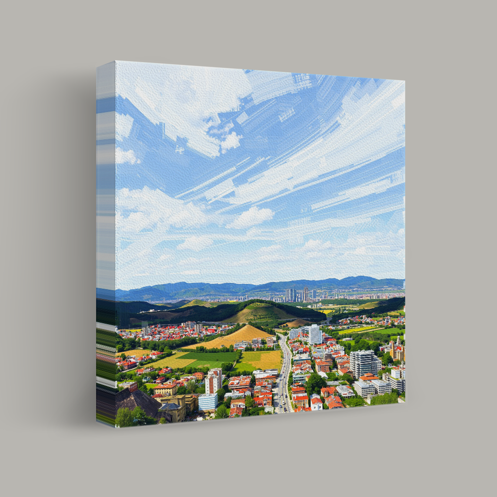 Urban Harmony Across Fields view 1